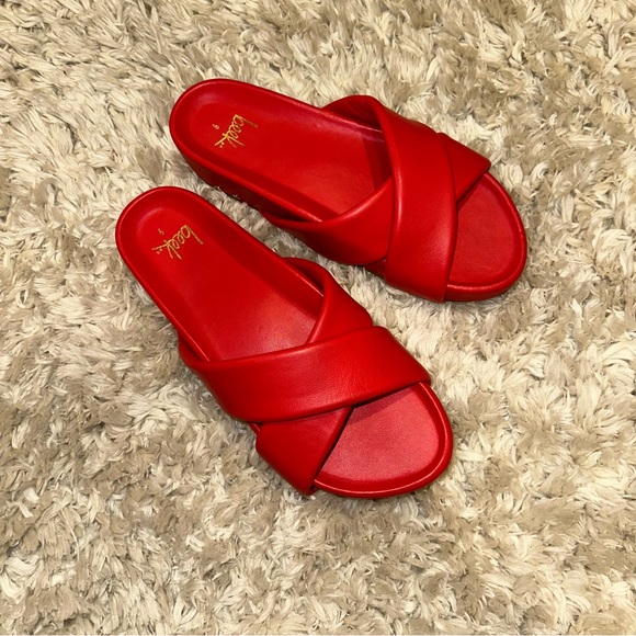 NWOT Beek anthropologie Rhea Slide Sandal Platform Size 9 - Picture 3 of 5